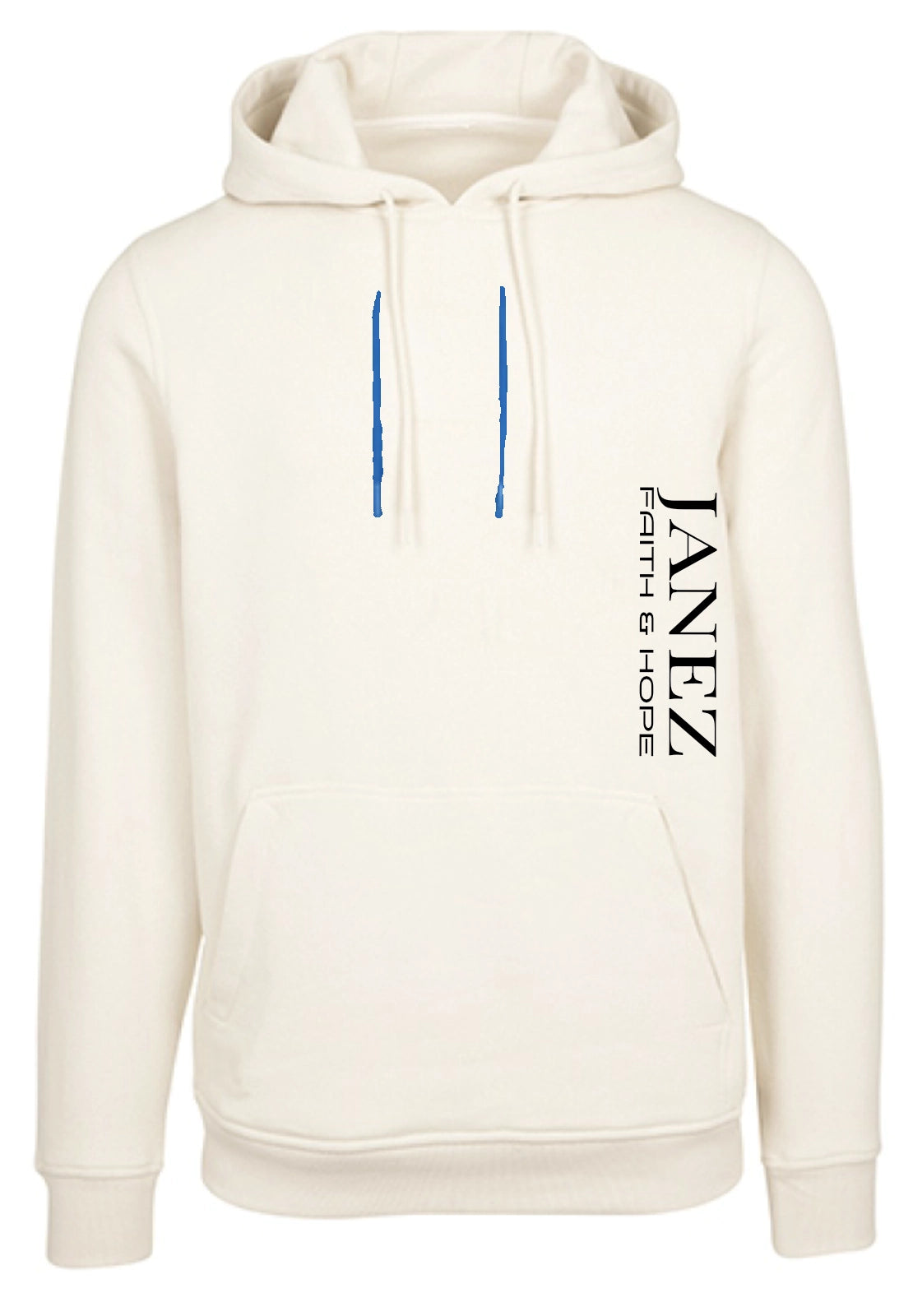 Heavy Hoodie "Faith & Hope" mit Druck links unterm Ärmel