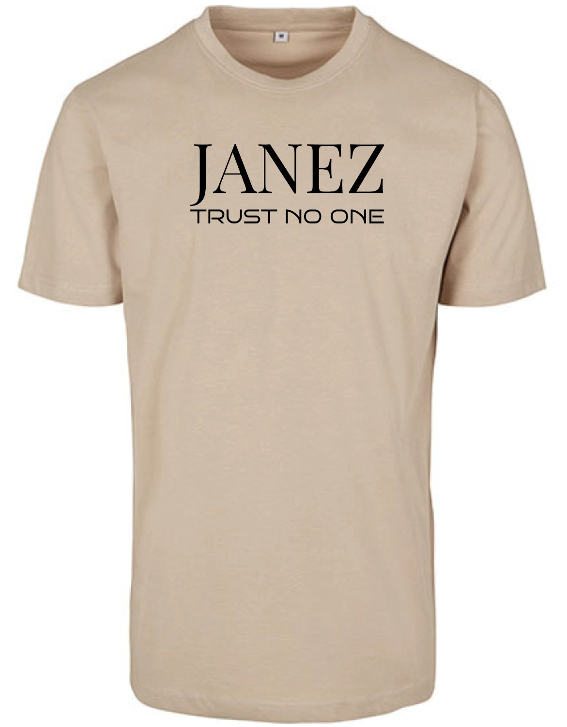 Round Neck T-Shirt "Trust No One"
