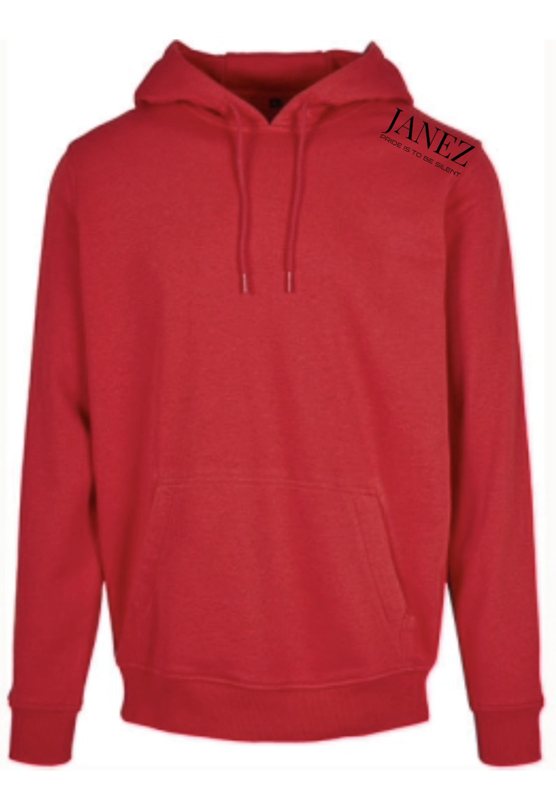 Heavy Hoodie "Pride is to be silent" mit Druck links auf der Schulter