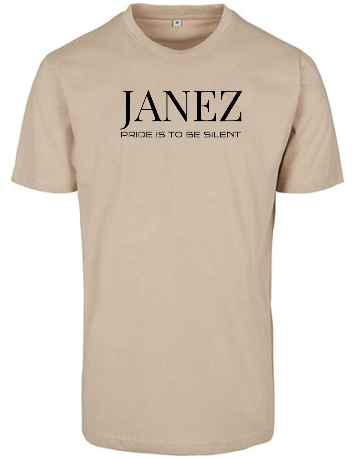 Round Neck T-Shirt "Pride Is To Be Silent"