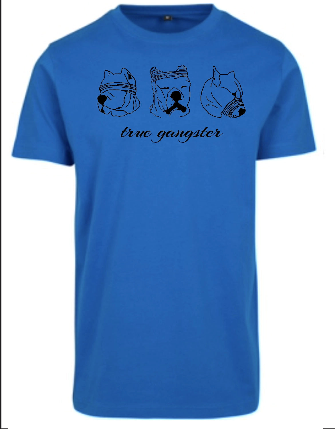 Round Neck T-Shirt "true gangster"