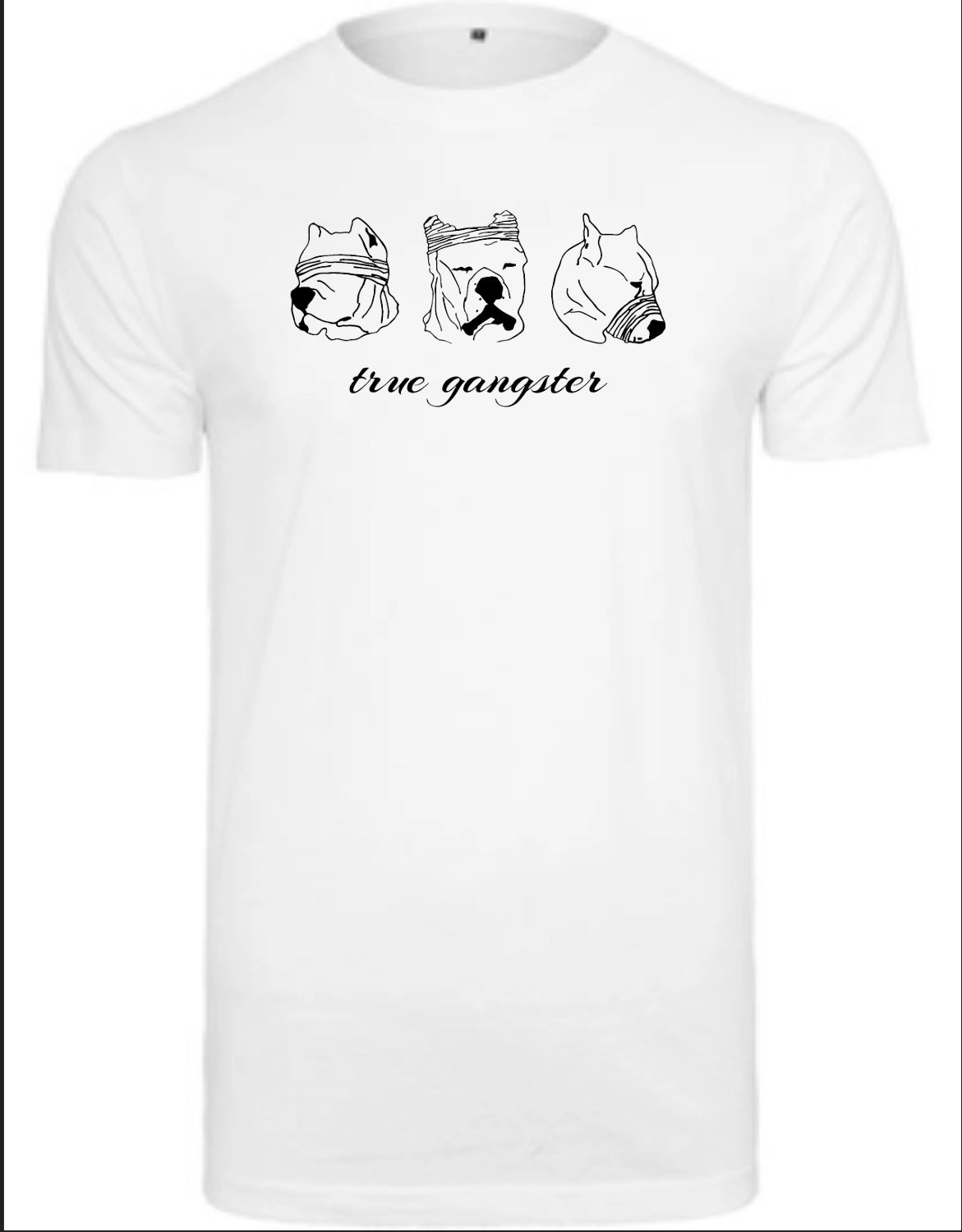 Round Neck T-Shirt "true gangster"