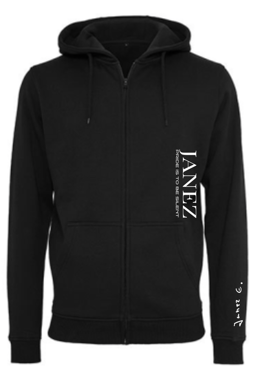 Heavy Zip-Hoodie "Pride Is To Be Silent" schwarz
